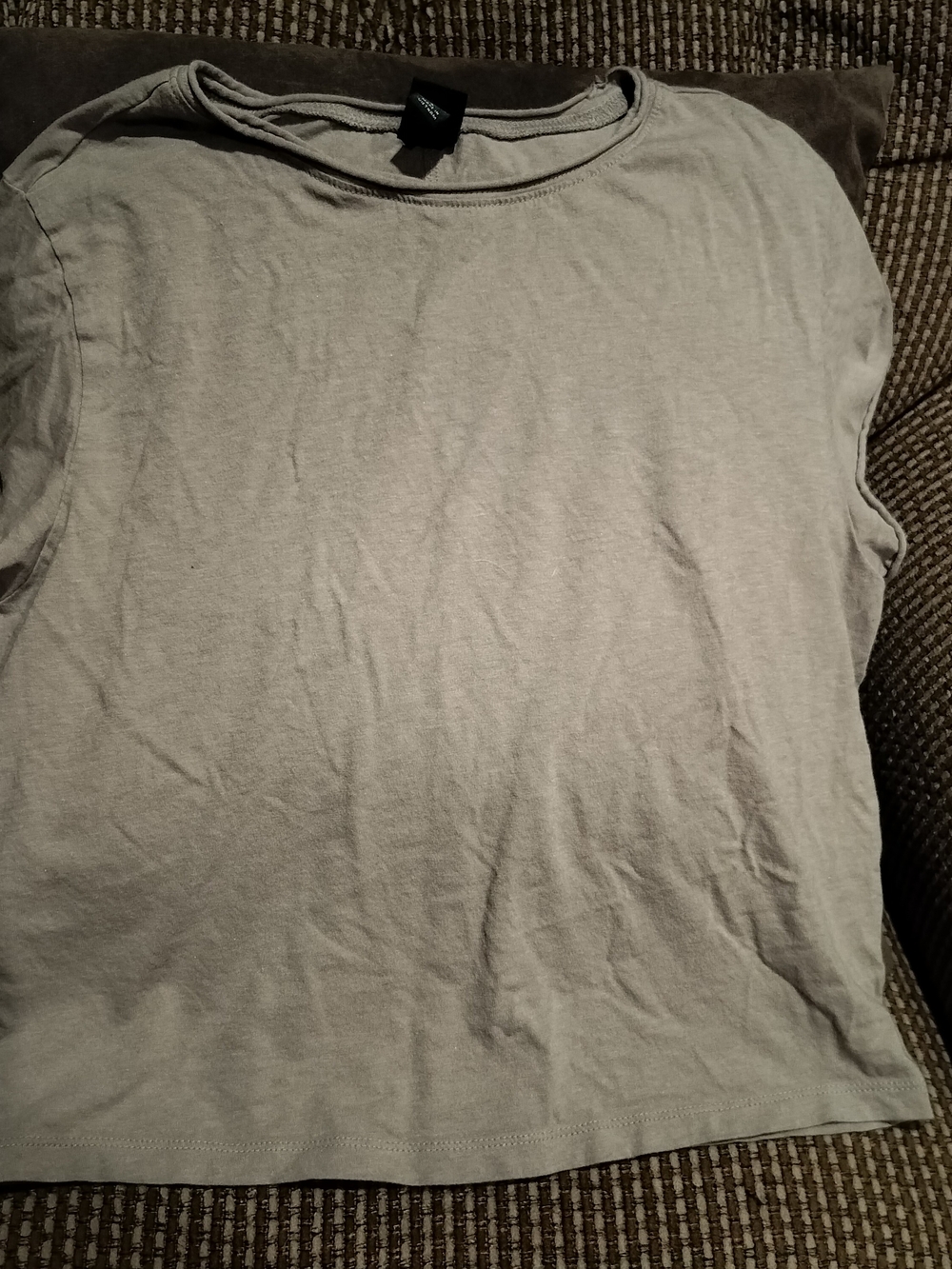 Wild Fable Light Taupe Short Sleeve Top Size Large